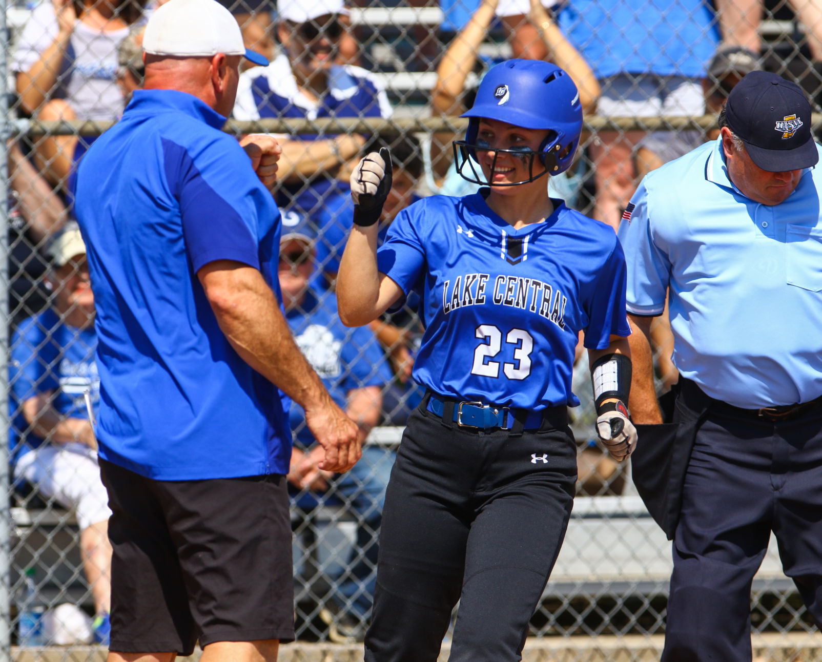4A softball semistate semifinal - Lake Central vs. Columbia City